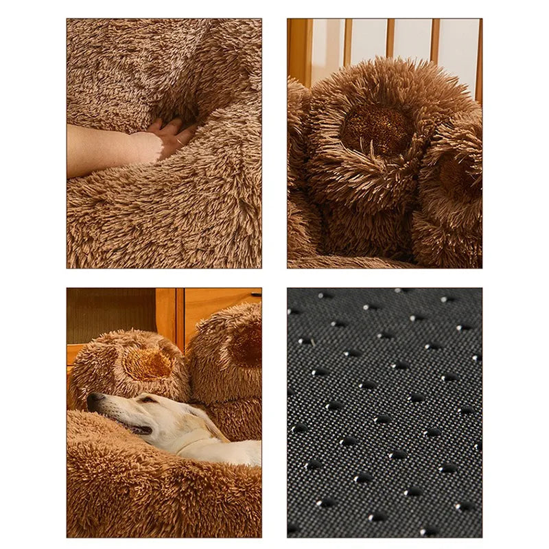 Canapé-lit pour chien et animaux de compagnieᵀᴹ. Accessoires chauds pour petits chiens, grand tapis de lit pour animaux de compagnie, lavable en peluche.