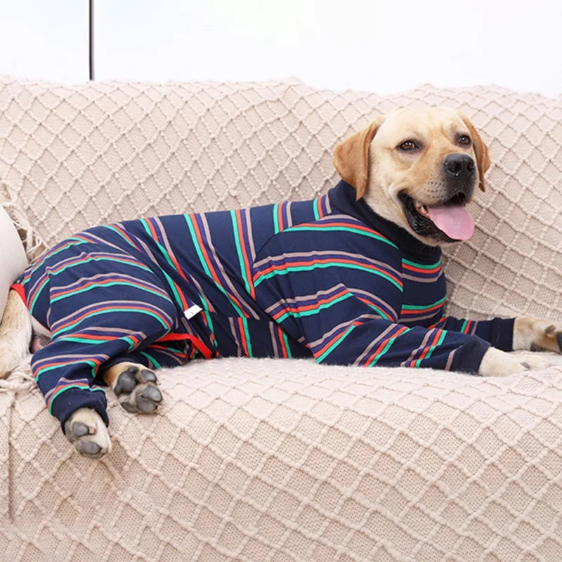 Pyjama à quatre pattes, léger, confortable, pour chien et animaux de compagnie.