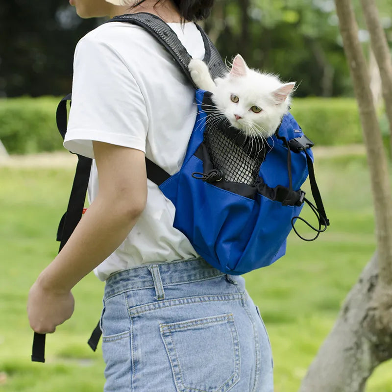 Sac de transport respirant pour chienᵀᴹ, sac à dos Portable de voyage en plein air pour animaux de compagnie, sacs de transport réfléchissants pour chats bouledogue français, accessoires pour chiens